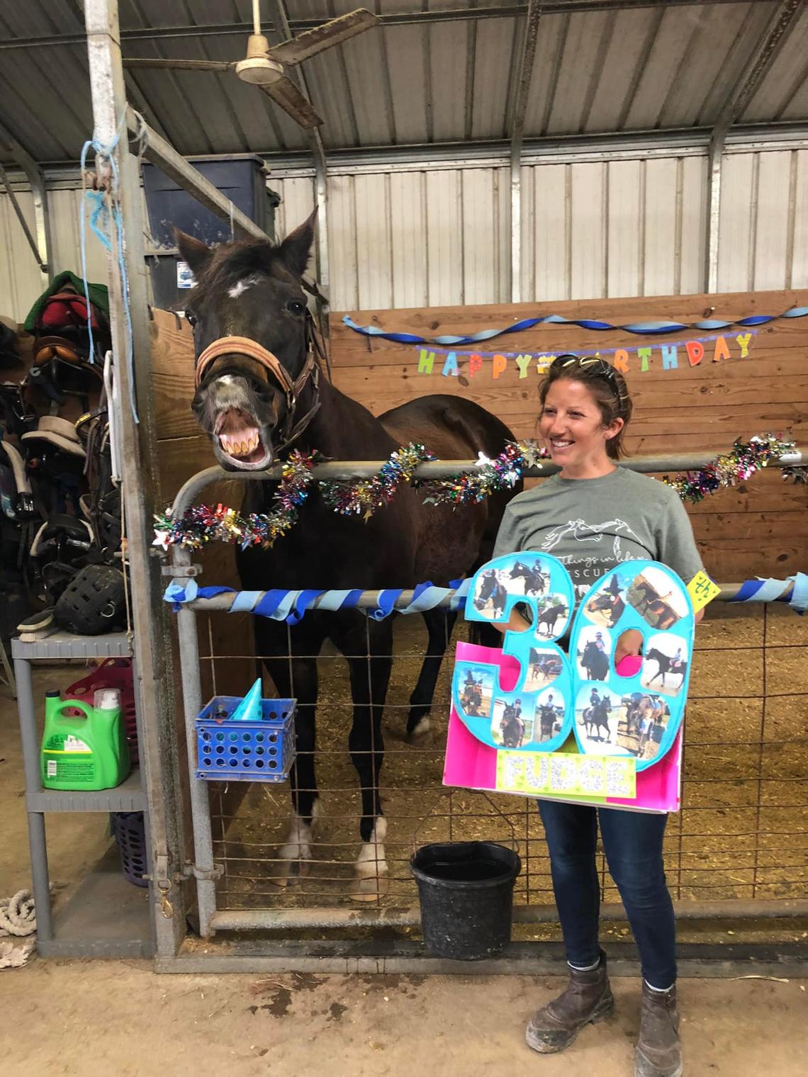 Fudges 30th Birthday at Southern Hope Animal Rescue & Education in Shawboro